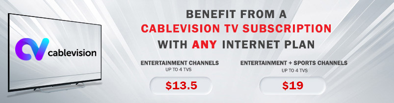 Benefit from a Cablevision TV subscription