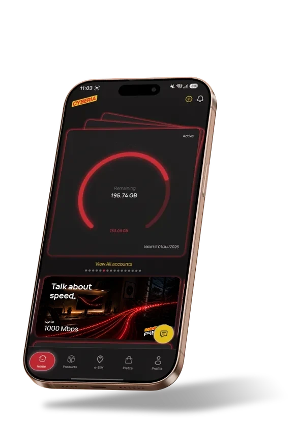 Cyberia app screenshot